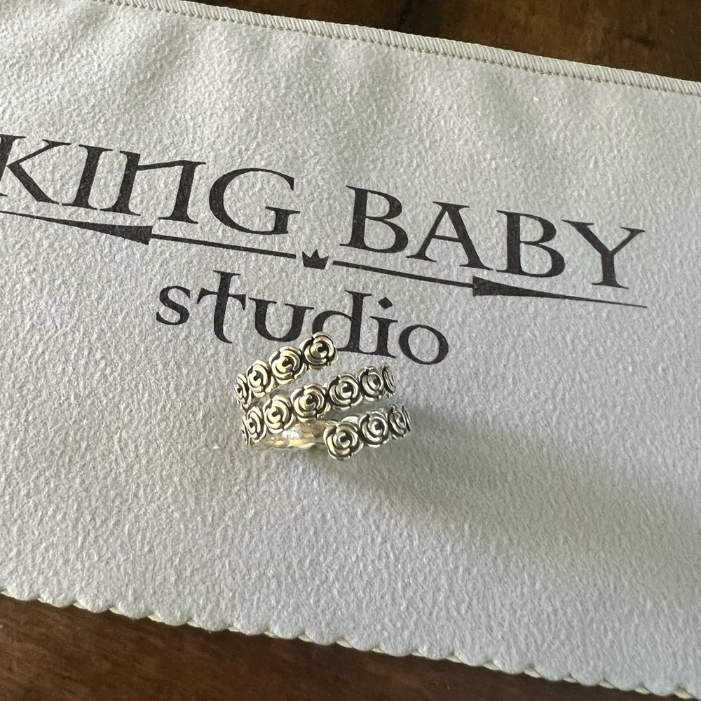 Spiral rose ring